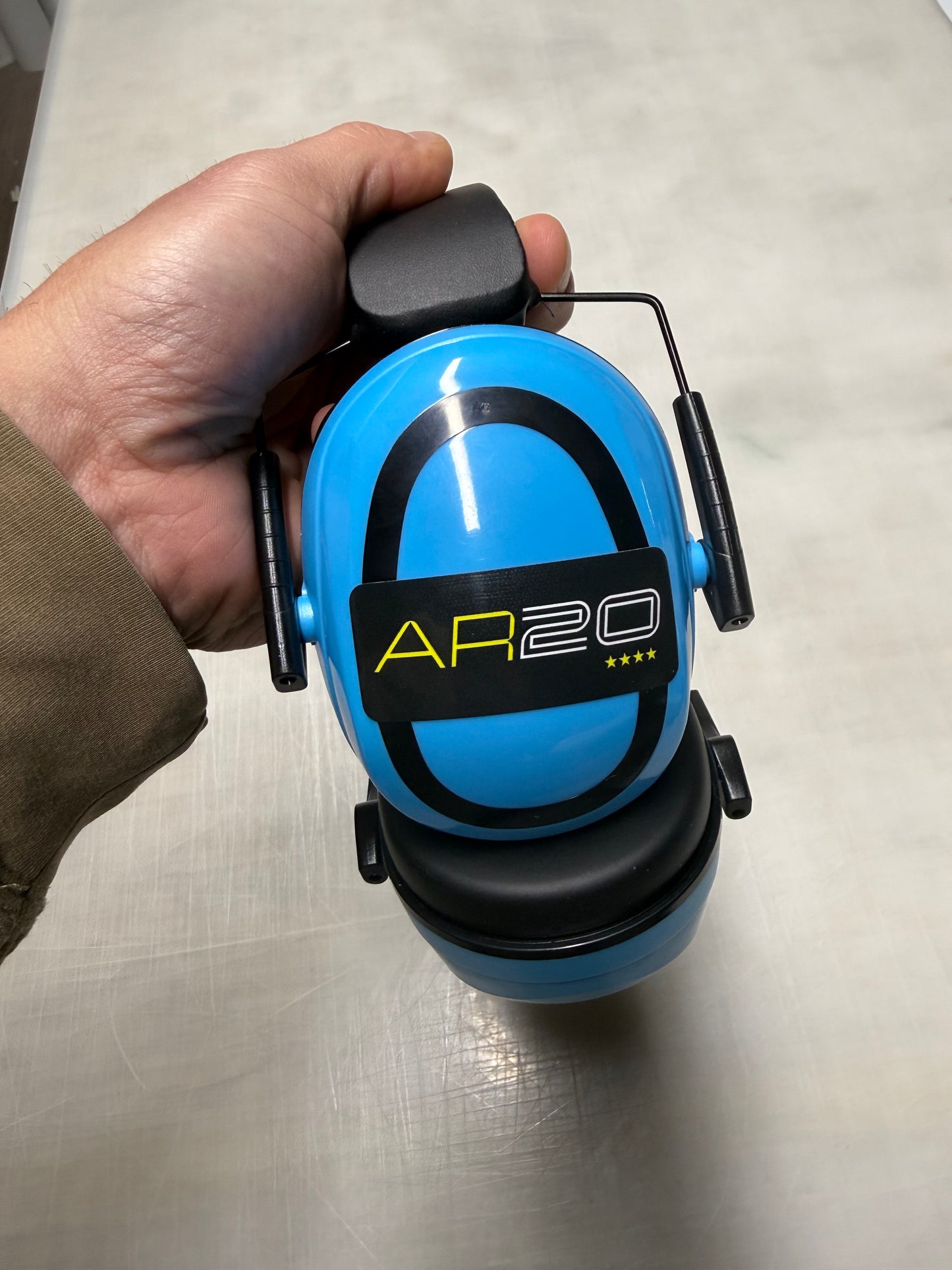 Racing With Autism Ear Protection Sky Blue