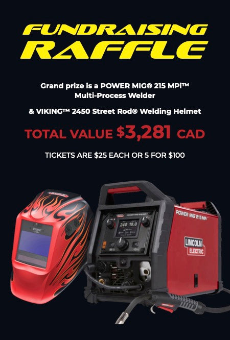 Lincoln Welder Raffle Draw 5 Tickets