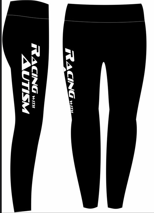 Racing With Autism Womens Leggings